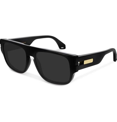 gucci men's square frame sunglasses